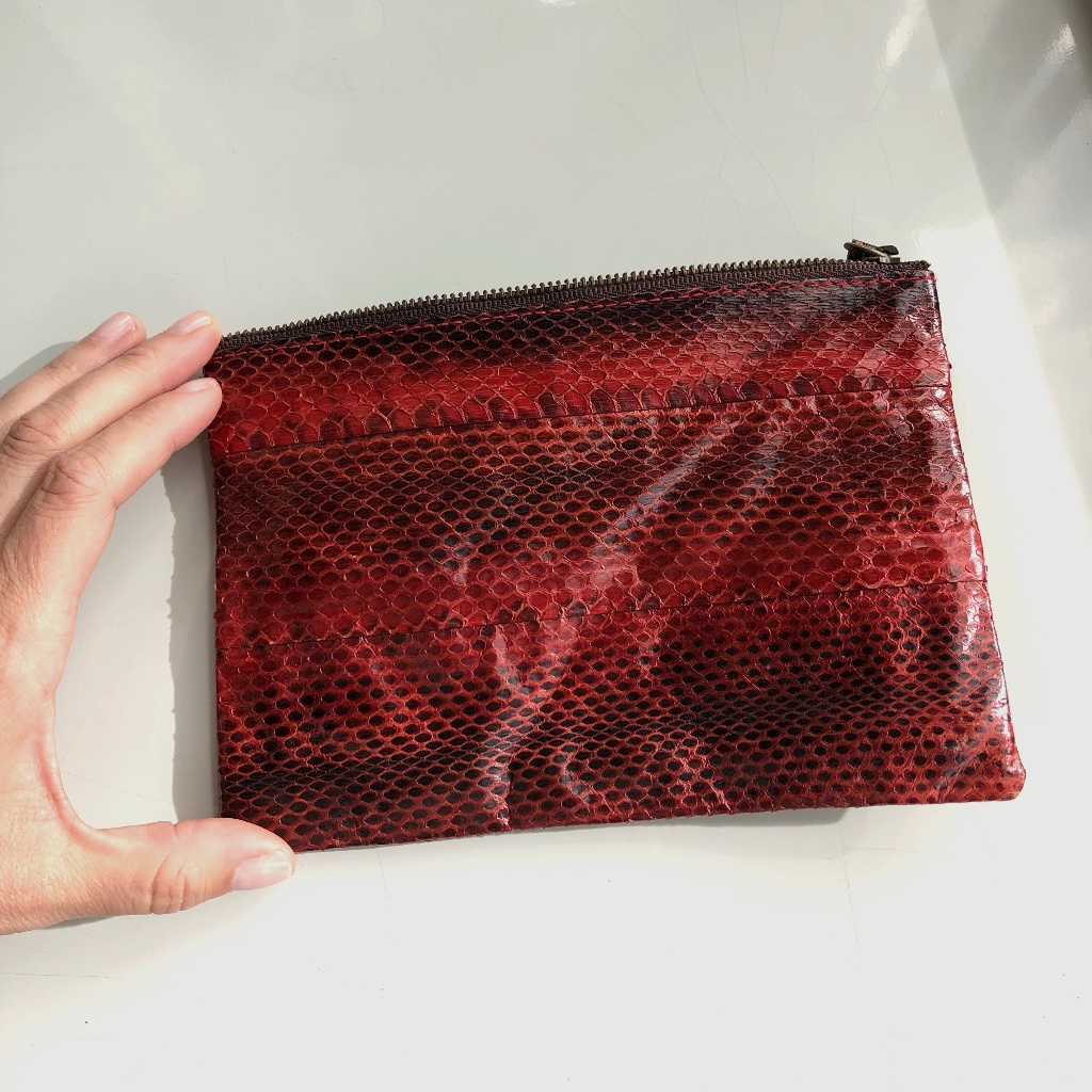 Beirn Snake Skin Zip Wallet